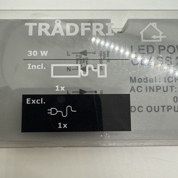 IKEA LED Light Power Supply Class 2 Power Unit Icpslc24-30na-il-1 *NO WALL PLUG* - Picture 2 of 11